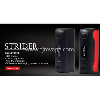 ASVAPE STRIDER 75W TC VO TECH BOX MOD ASVAPE STRIDER 75W TC VO TECH BOX MOD