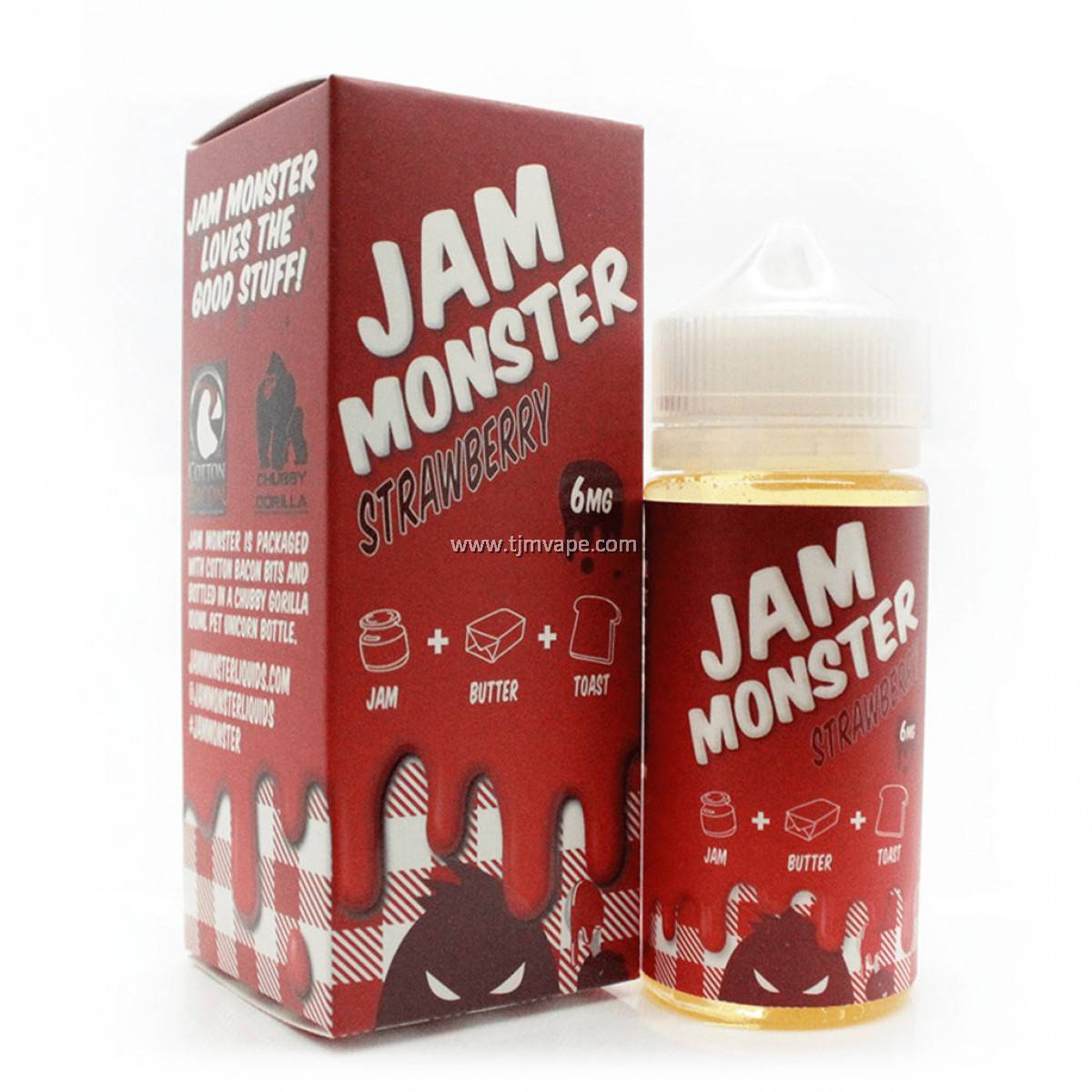 JAM MONSTER STRAWBERRY 100ML 6MG 12MG