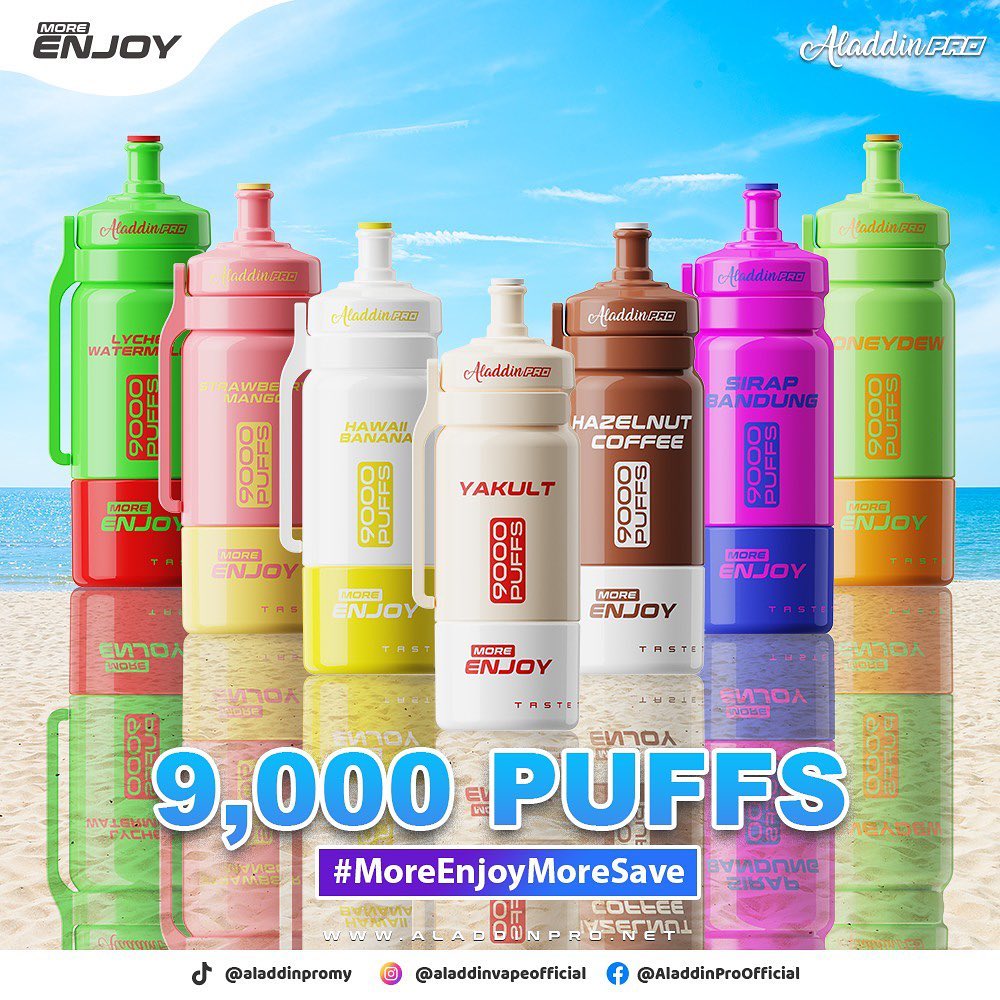ALADDIN PRO MORE ENJOY 9000 PUFFS DISPOSABLE POD STARTER KIT