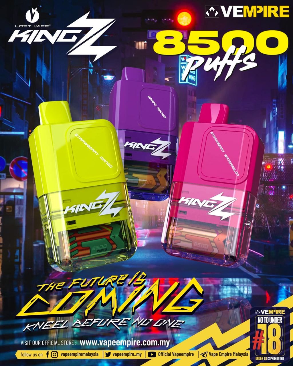 KING Z DISPOSABLE POD BY LOST VAPE